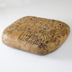 "Cuneiform writing" tablet