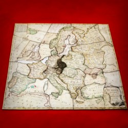 The first jigsaw puzzle. Europe divided into it kingdoms. Spilsbury 1767